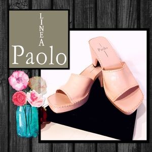 Gorgeous LINEA PAOLO Block Heel Mule
